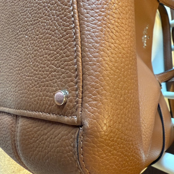 Kate Spade Dumpling Tan Leather Tote - Picture 3 of 6